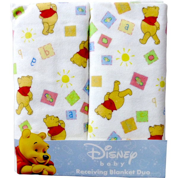 Cudlie Accessories LLC Disney Winnie the Pooh Receiving Blanket